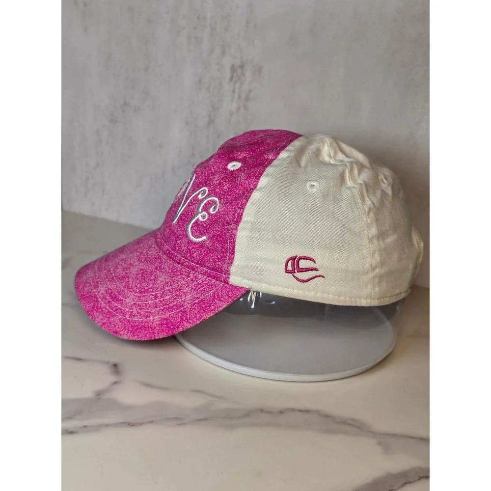 OC Sports Minor League Baseball Toddler Hat Pink White Love Heart Cap Adjustable